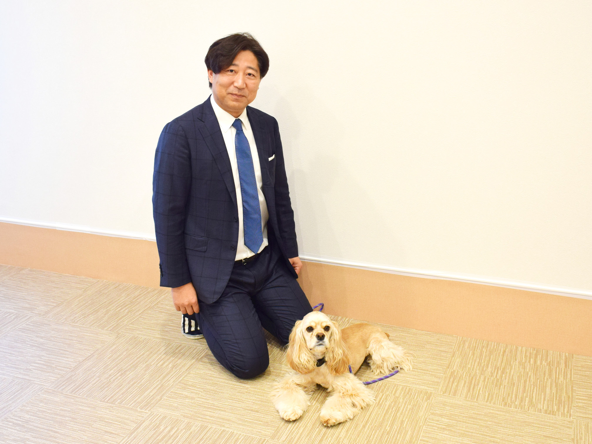 奥村氏と愛犬