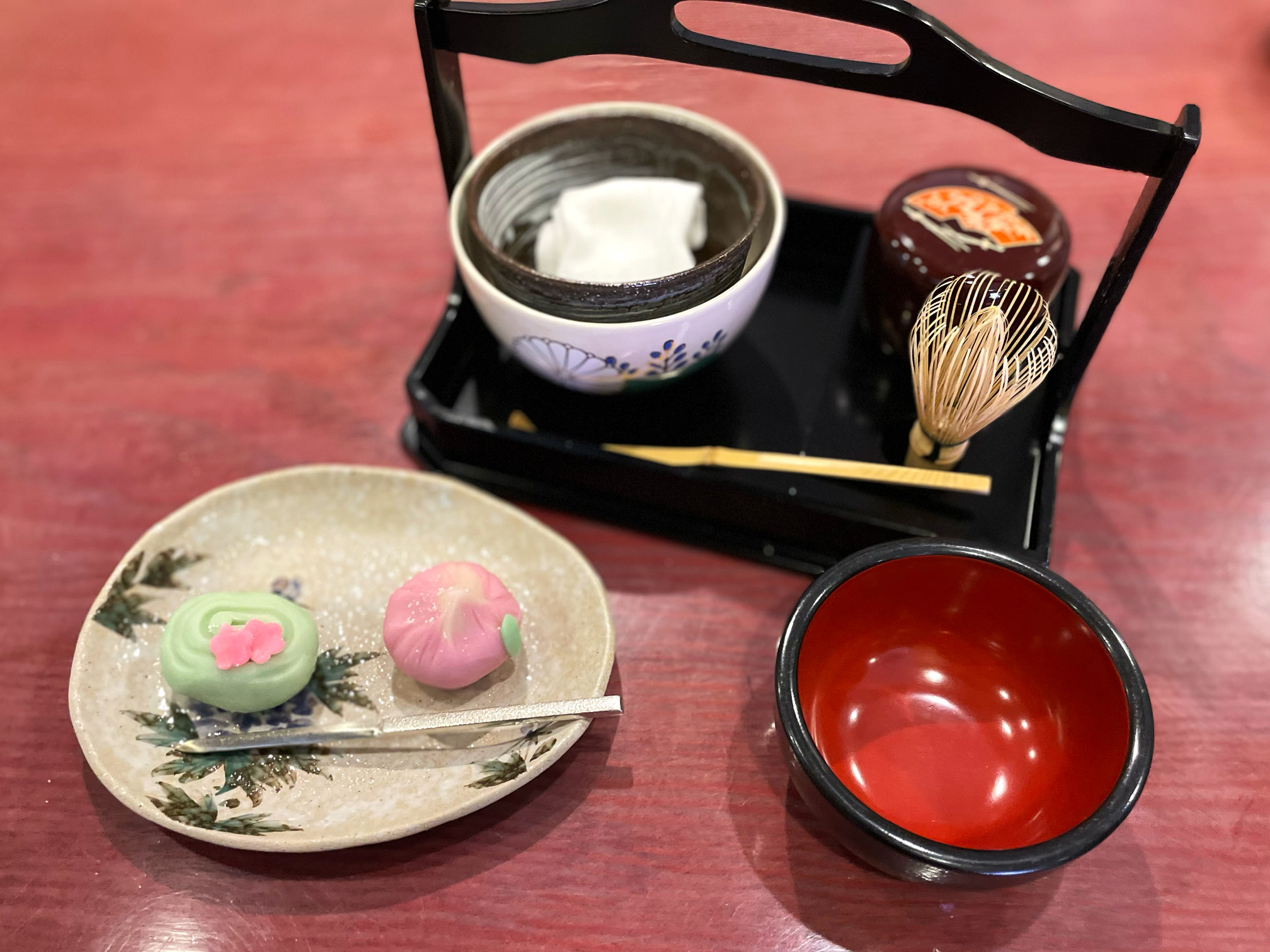 菓遊庵（かゆうあん）のお手前遊びの説明