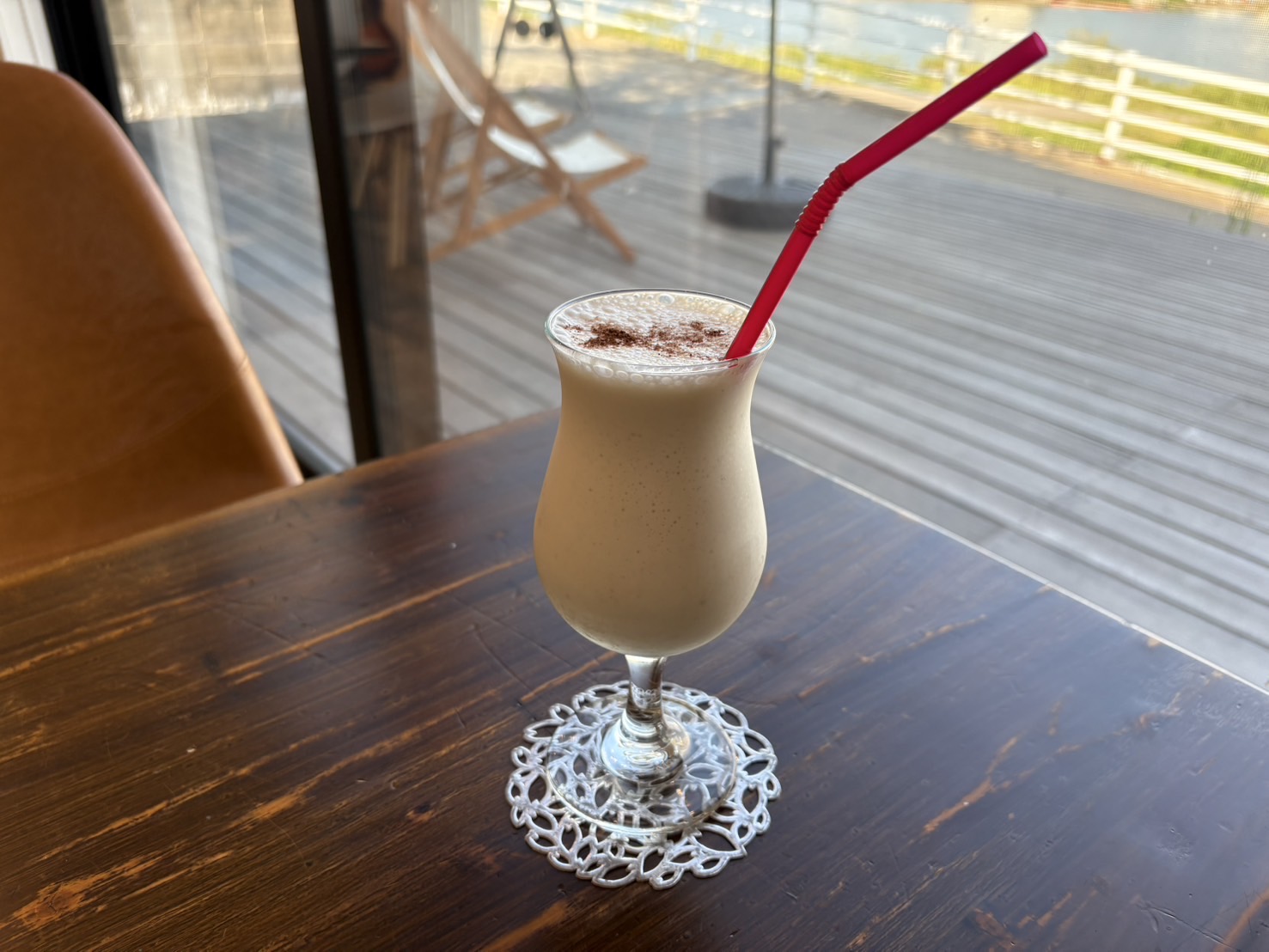 おとCafeのバナナジュース