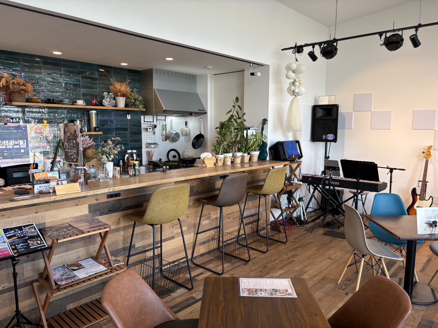 おとCafeの店内の様子