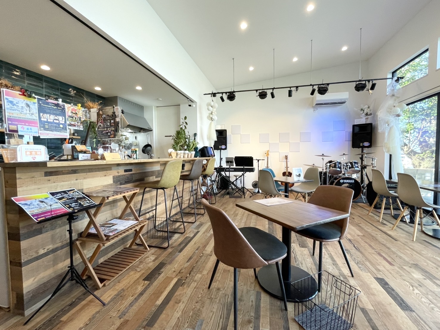 おとCafeの店内の様子