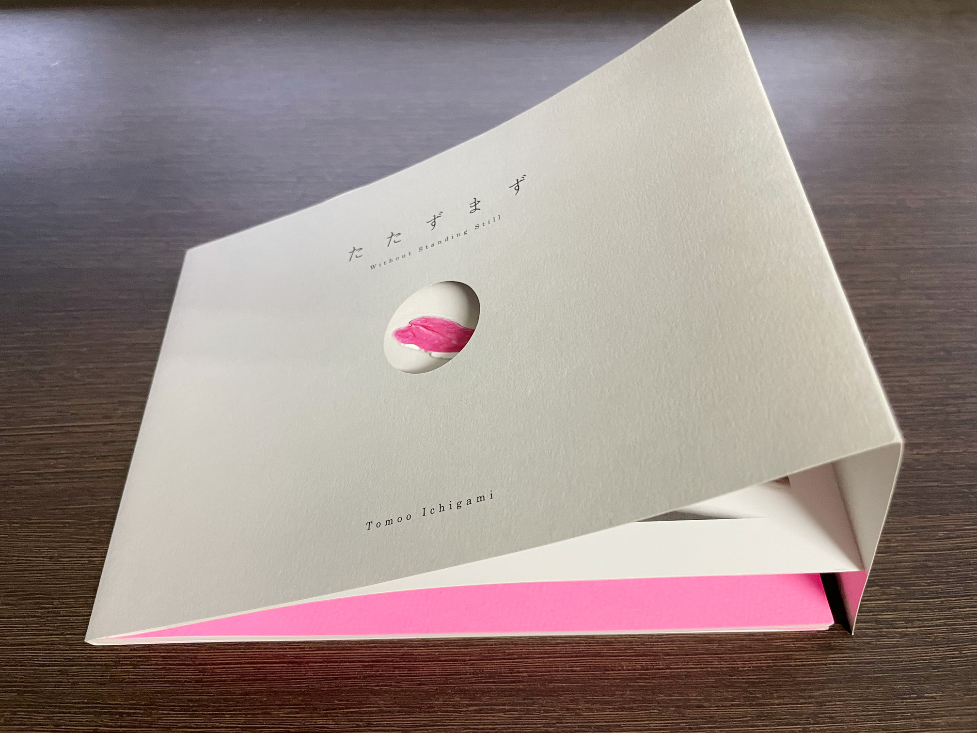 自費出版『たたずまず』カバー、表紙、見返し