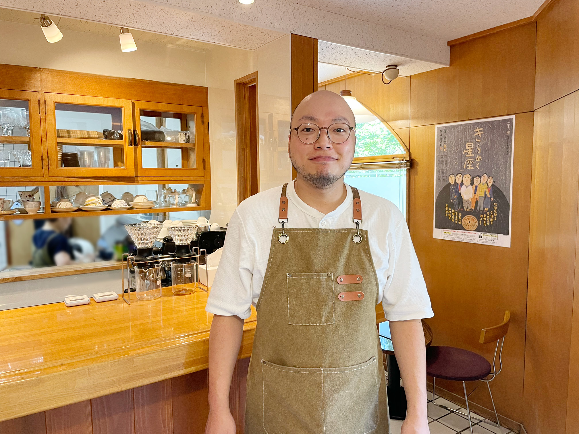 「カフェアンドケーキ トモ」の店主・川端さん