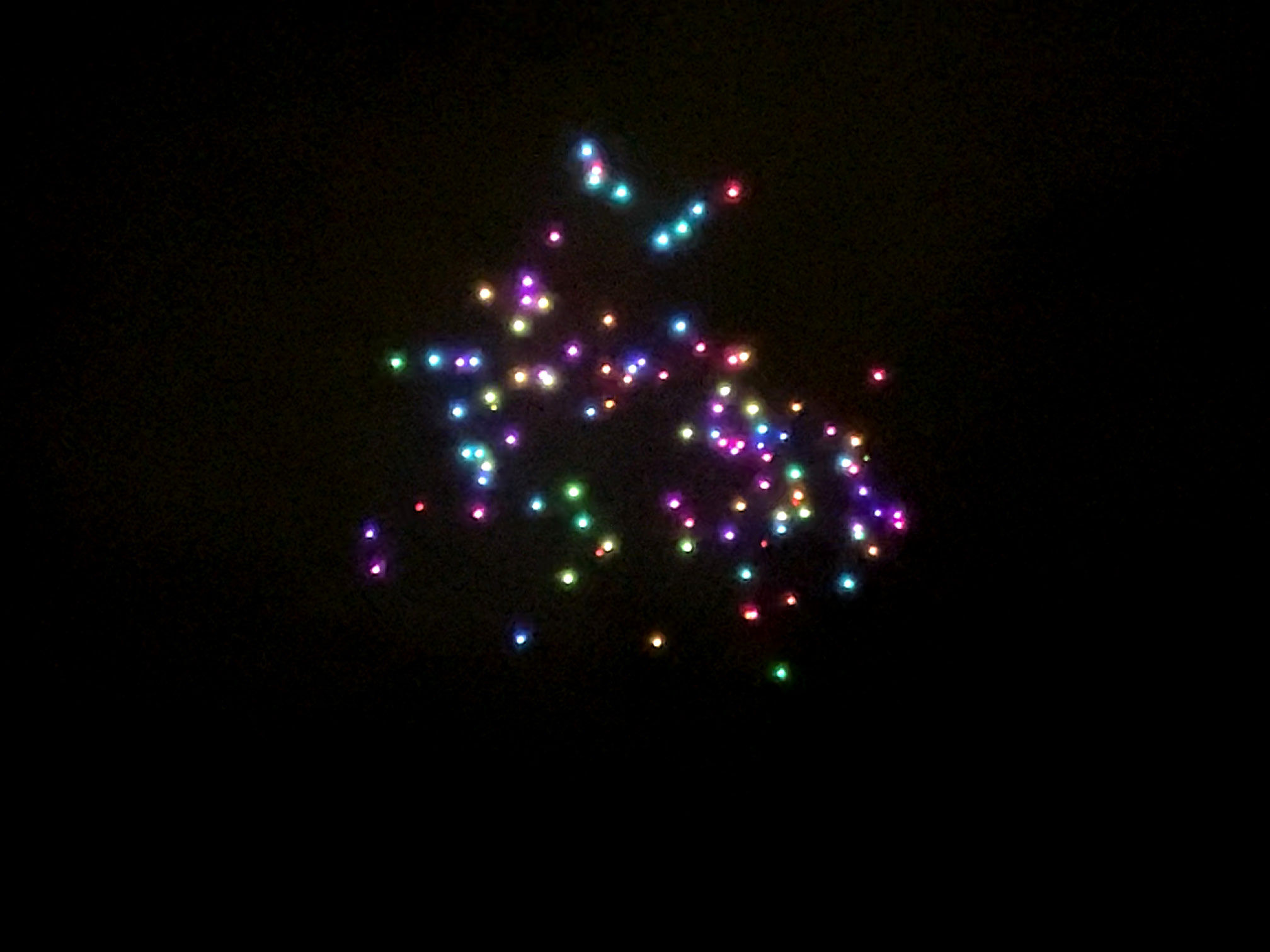 金沢市中央卸売市場のドローンショー