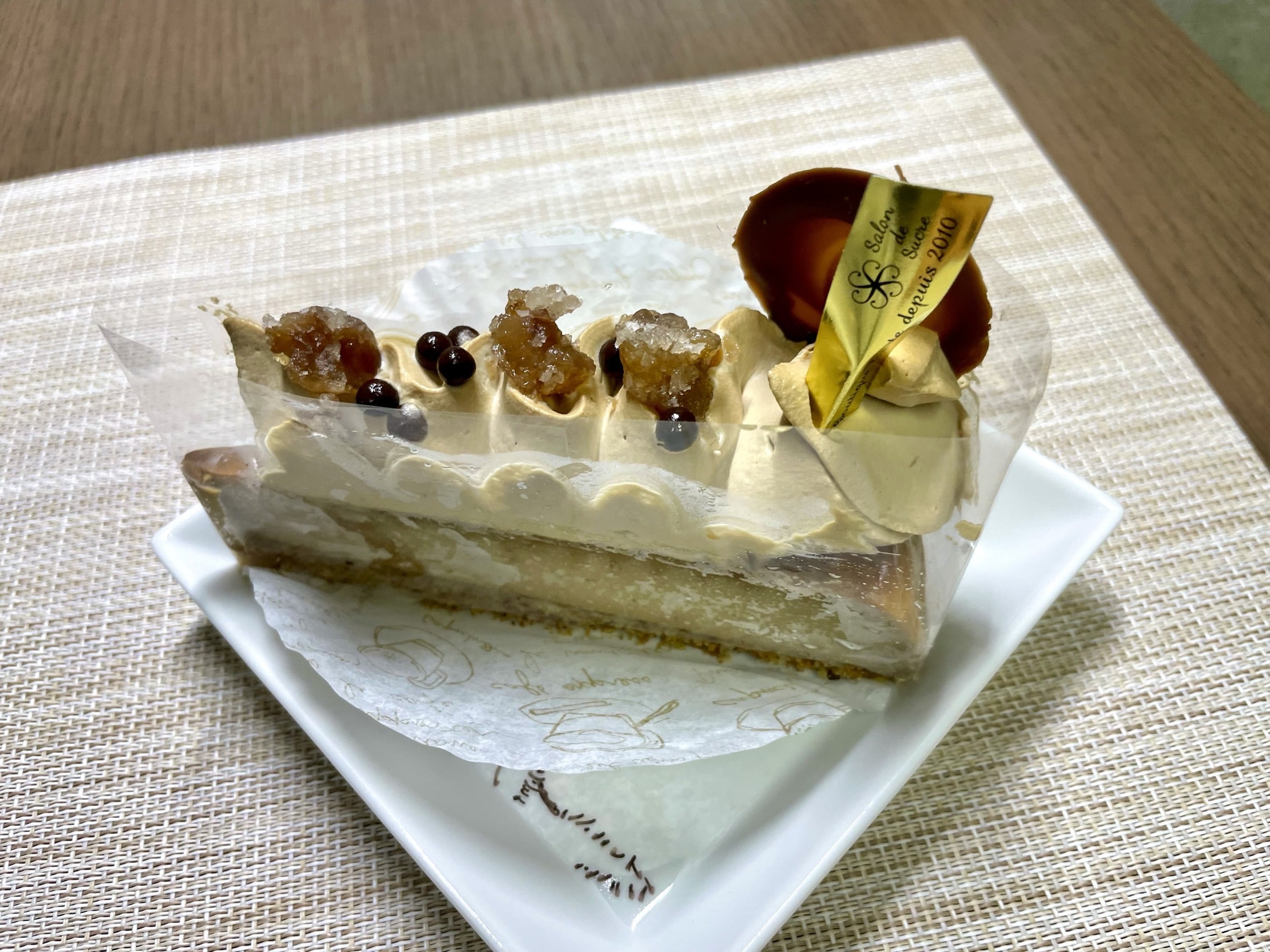 栗のバスクチーズケーキ