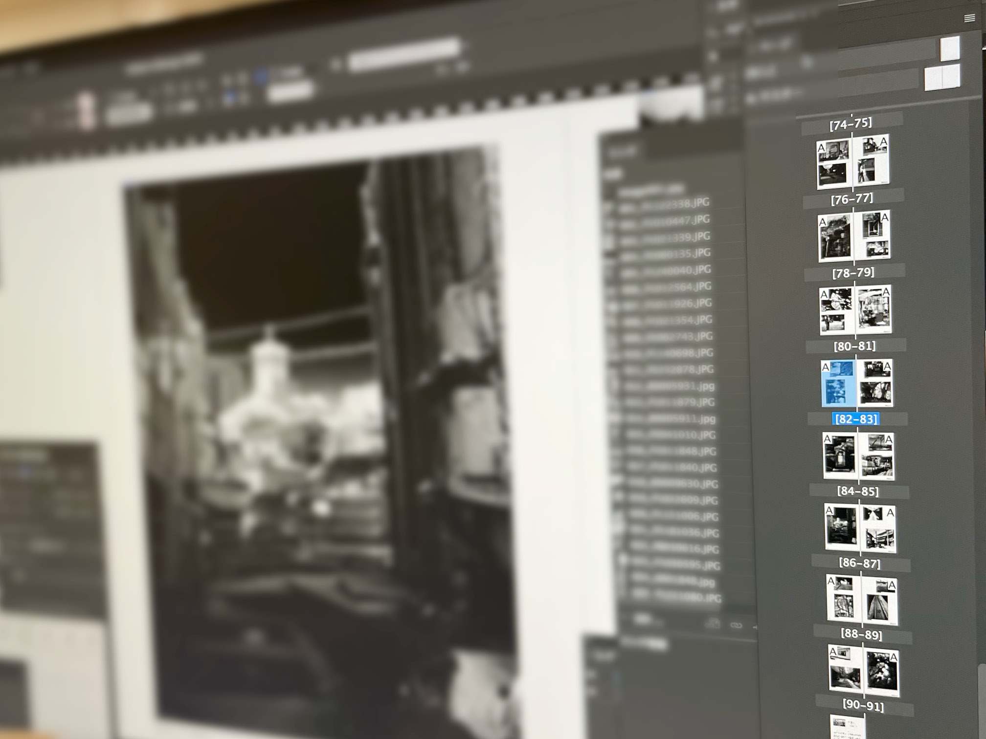 写真集『終わらない残像たち』制作風景