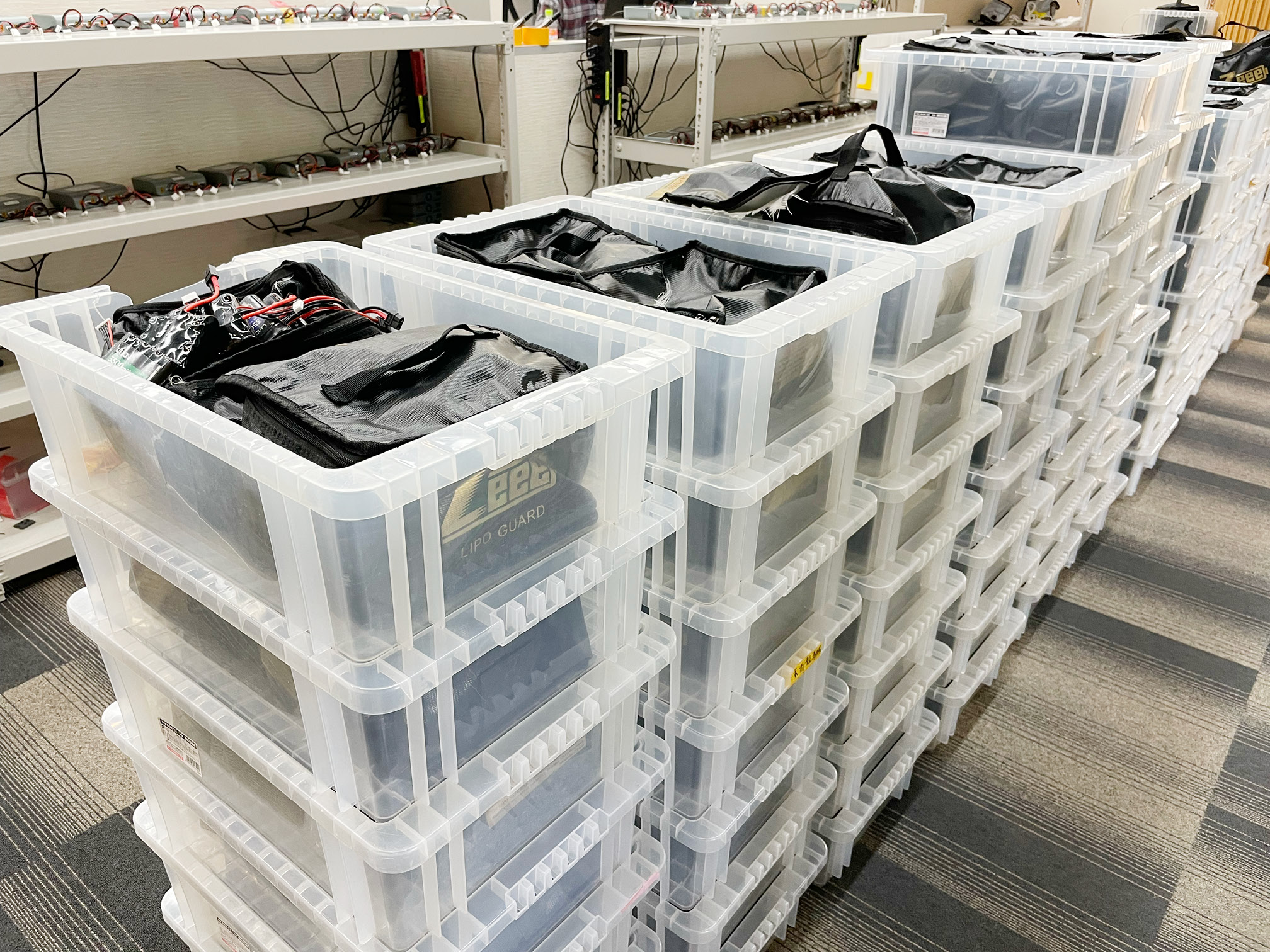 ドローンのバッテリー