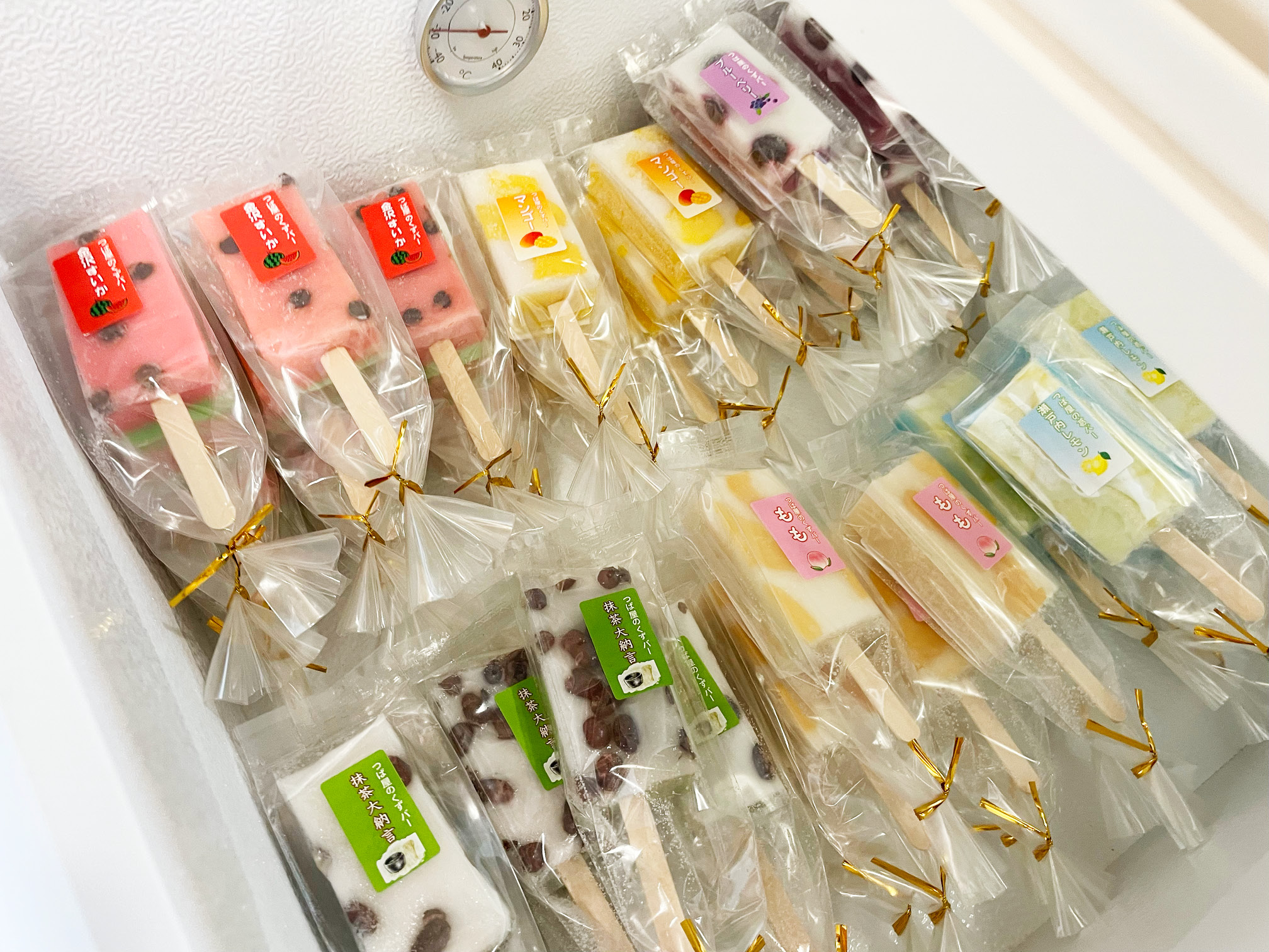 「御菓子司つば屋」のくずアイスバー