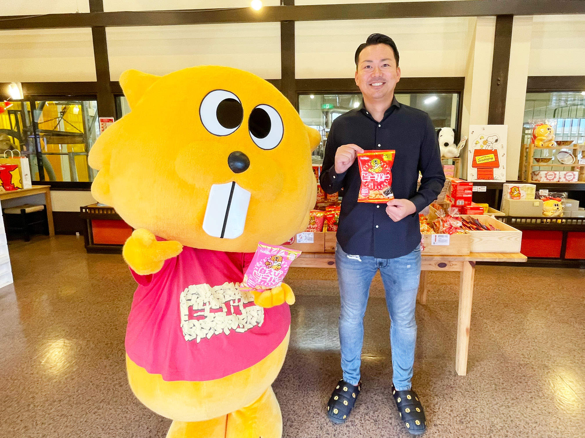 ビーバーと高崎社長