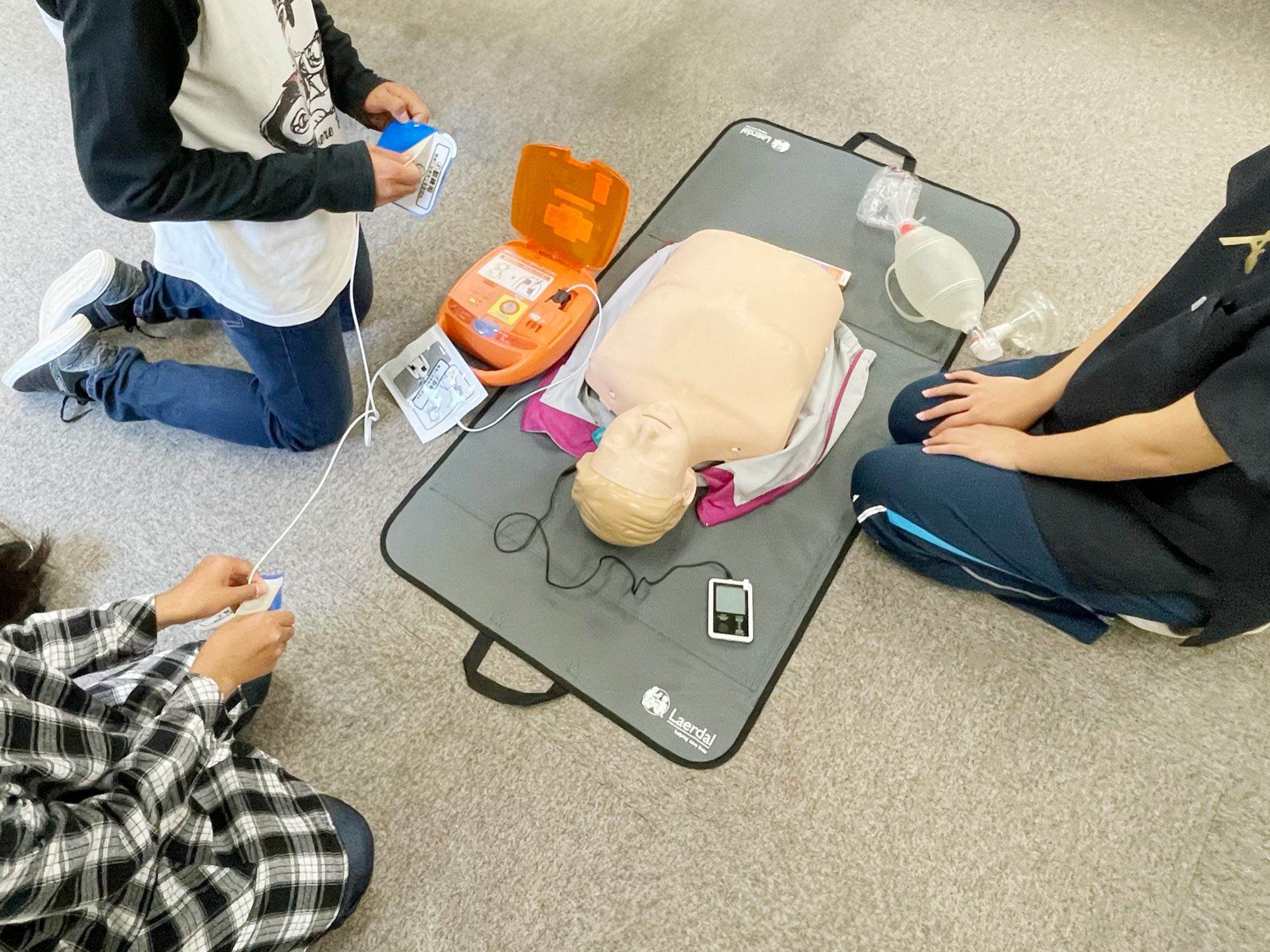 金沢大学「ACLS金沢」の救命講習