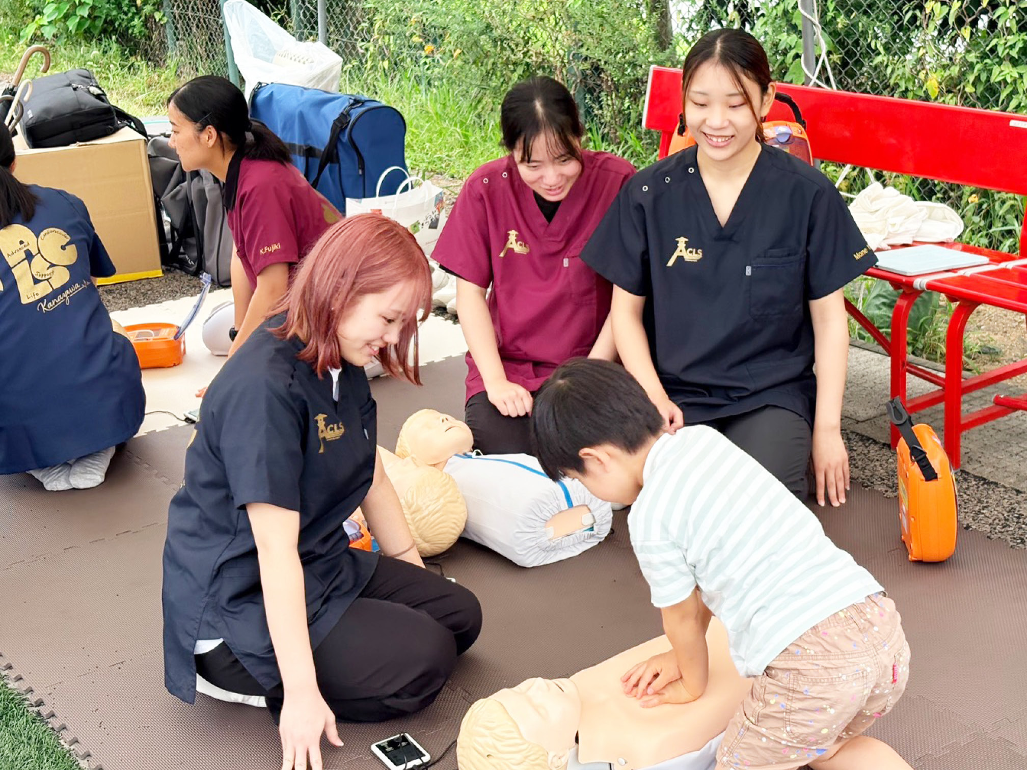 金沢大学「ACLS金沢」の地域での救命講習