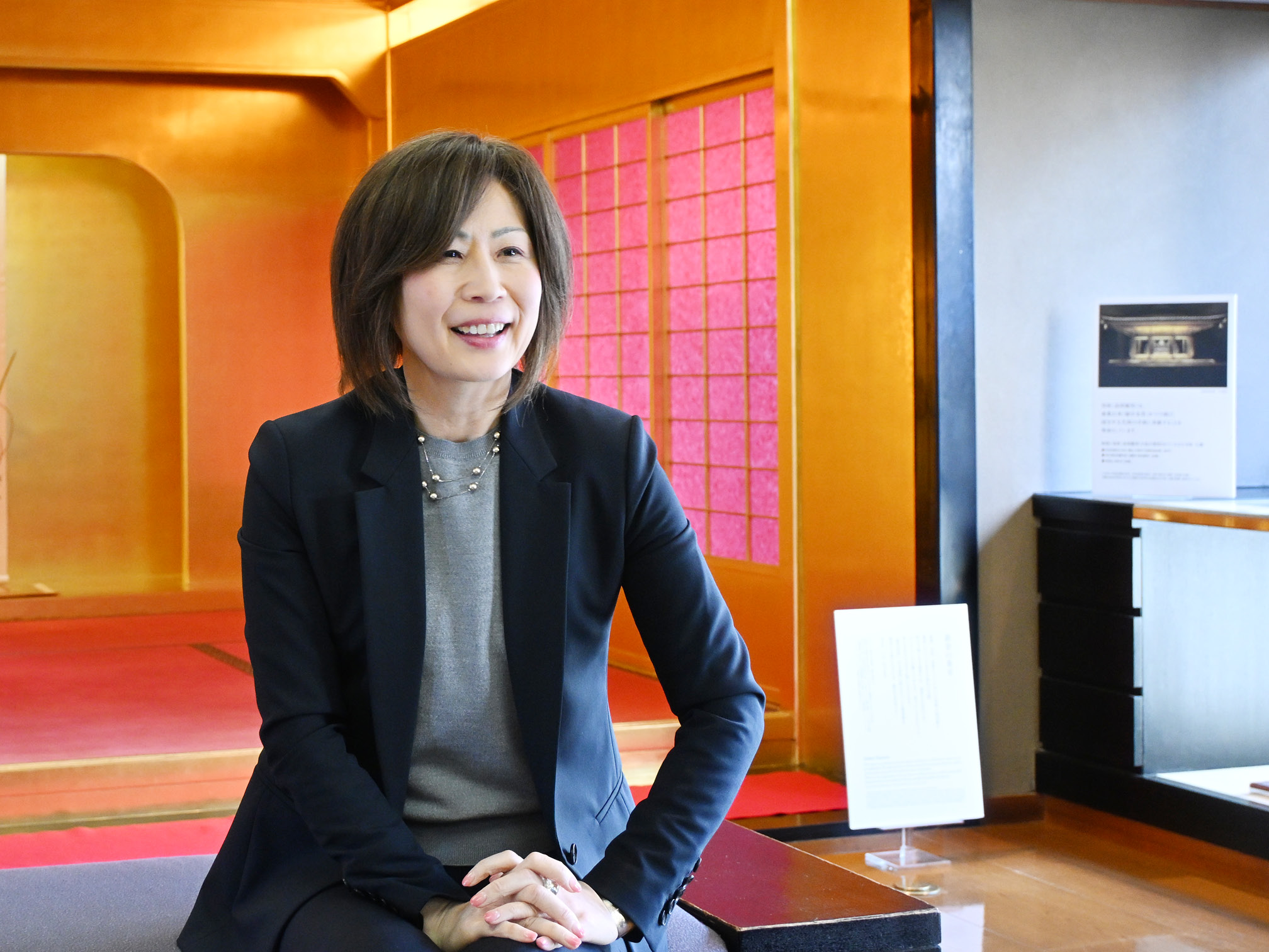 箔座株式会社の社長・高岡さん