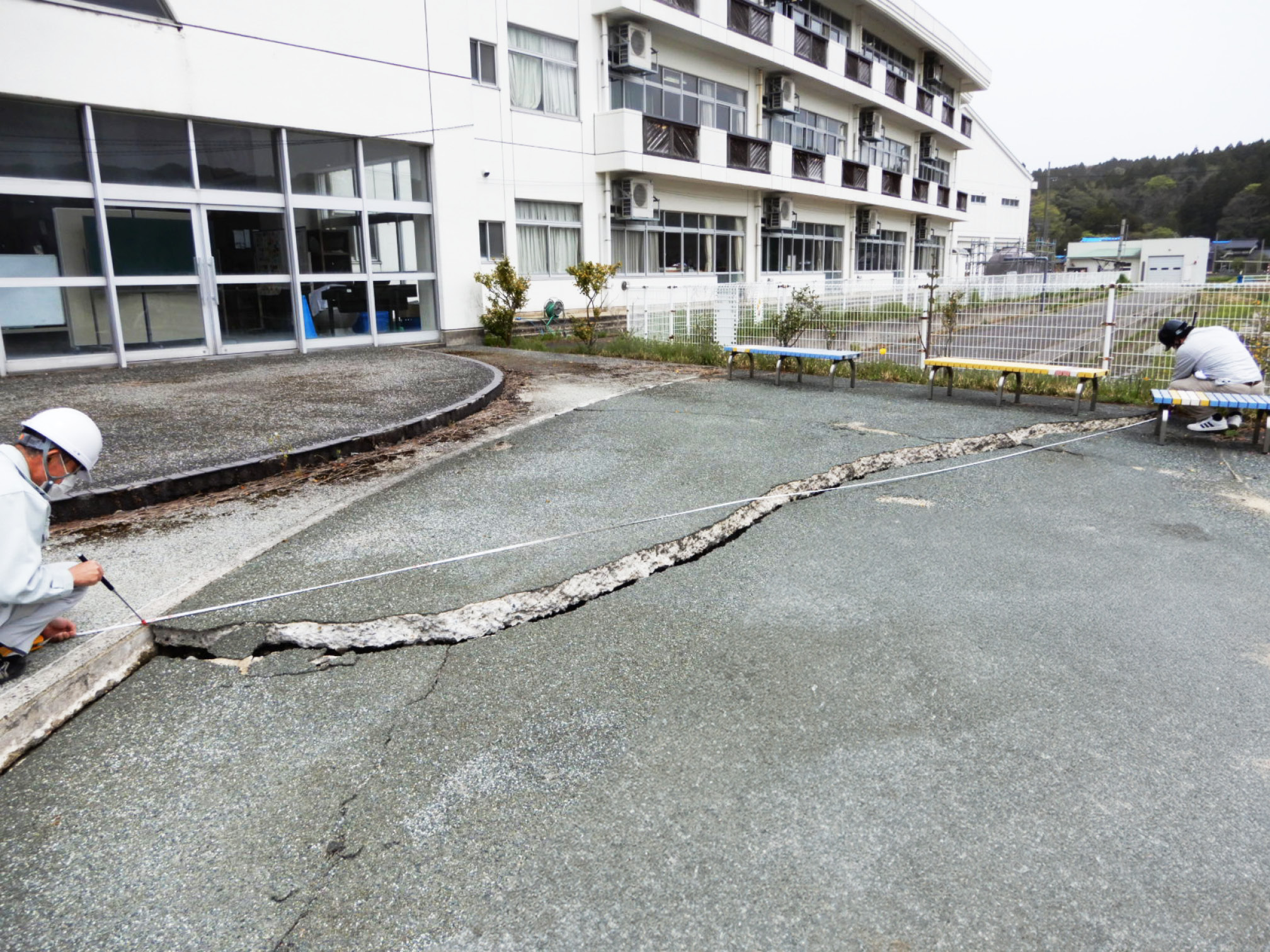 小学校の被災調査
