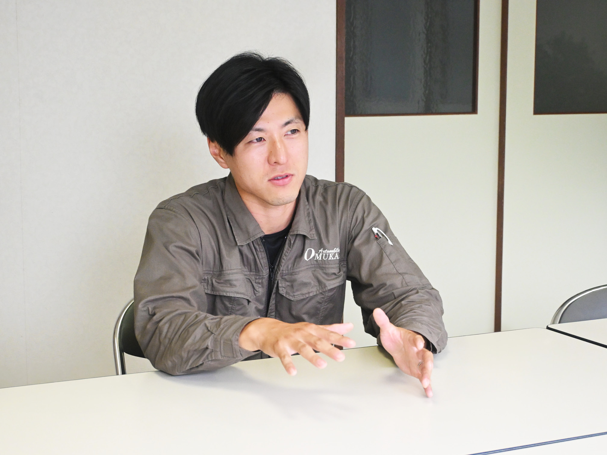 大向自動車整備工場の大向さん